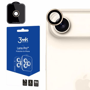 3mk Lens Protection Pro закалённое стекло для iPhone 17 Air - золотой