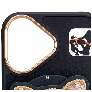 AmazingThing Nimmy Glasses Cool MagSafe dėklas telefonui iPhone 16 – juodas