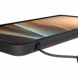 SPIGEN dėklas LIQUID AIR MAG, suderinamas su MagSafe, skirtas SAMSUNG S26 Ultra, matinis, juodas