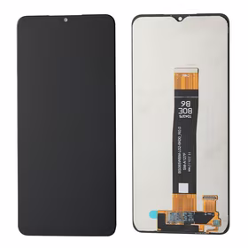 Ekranas Samsung A127 A12s 2021 su lietimui jautriu stikliuku juodas ORG