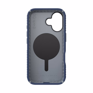 Speck Presidio2 Grip dėklas su MagSafe ir ClickLock, skirtas iPhone 16, „Coastal Blue/Dust Grey“