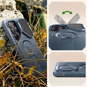 Tech-Protect Kevlar MagSafe 2 vnt. dėklas Samsung Galaxy S26 Ultra - mėlynas