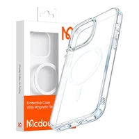 Magnetinis dėklas McDodo Crystal iPhone 14 Pro Max (skaidrus)