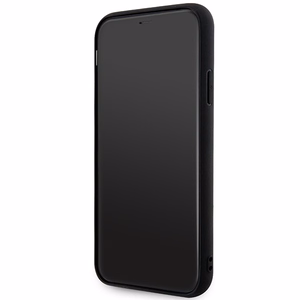 Karl Lagerfeld KLHCN61RUPKLPK 3D Monogram dėklas, skirtas iPhone 11 / XR 6.1", juodas