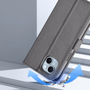 Odinis dėklas telefonui Dux Ducis Lawa iPhone 15 - pilkas