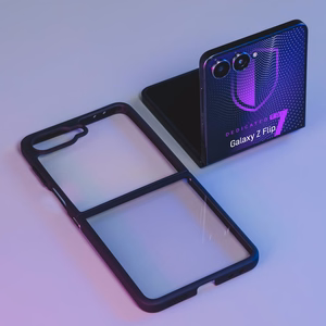 3mk Satin Armor Dėklas+ Samsung Galaxy Z Flip 7 - skaidri juoda
