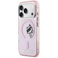 Karl Lagerfeld IML Peekaboo MagSafe Case for iPhone 17 Pro Max - Pink