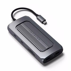 Adapter HUB 8in1 USB C Satechi ST-UCMXAM space pilkas