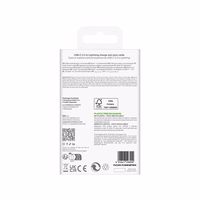 Puro TPE 20W USB-C - Lightning kabelis 3m - baltas