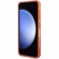 AMG skaidrus dviejų spalvų MagSafe dėklas telefonui Samsung Galaxy S24 - juodas