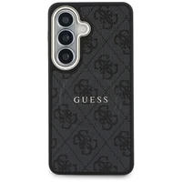 Guess dėklas 4G Embossed Ring MagSafe for Samsung Galaxy S26 Plus juodas