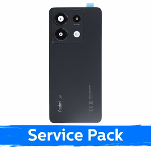 Galinis dangtelis skirtas Xiaomi Redmi Note 13 Pro 5G / Midnight Black / (Service Pack)