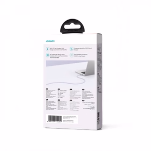 Joyroom Multi-Color Series S-A34 USB-C / USB-C PD 60W kabelis 1m - violetinis