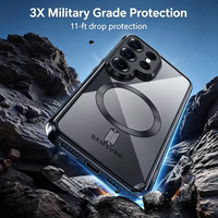 Tech-Protect MagFlex Dėklas for Samsung Galaxy S26 Ultra - Clear juodas