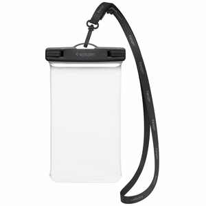 Spigen Aqua Shield A601 universalus vandeniui atsparus dėklas, skaidrus