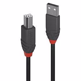 USB2 A-B laidas 10m Anthra 36677 Lindy