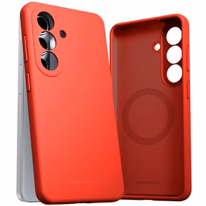 Dėklas Mercury Pure Magsafe Silicon Case Samsung S942 S26 raudonas