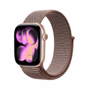 Crong Nylon sportinis Apple Watch dirželis, 38/40/41/42 mm, „Smokey Mauve“
