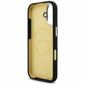 AMG silikoninis Oversize Rhombs MagSafe dėklas iPhone 17 - juodas