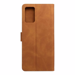 TENDER knyginis dėklas telefonui MOTROLA G06 rudas