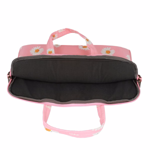 Wonder Nešiojamojo kompiuterio dėklas 13-14 colių rožinis su ramunėmis