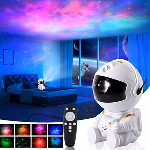 LED 3D galaktikų ir žvaigždžių projektorius Reach Mini Astronaut, baltas
