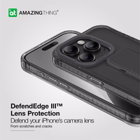 Amazing Thing Titan Pro laikiklio dėklas 10FT IP156.7PTHBK Iphone 15 Pro Max juoda su stovu