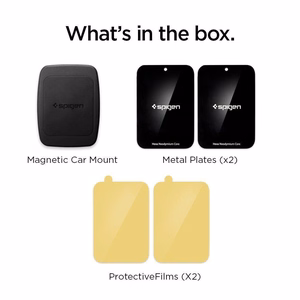 Держатель телефона Spigen H12 для автомобильного воздуховода магнитный - чёрный