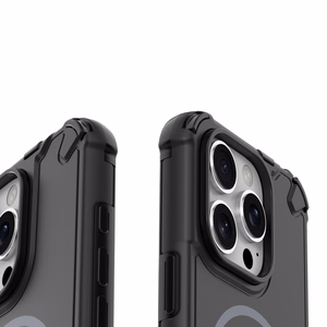 Defender 2in1 Mag dėklas for iPhone 16 Pro 6,3" juodas