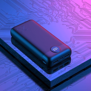 Išorinė baterija VEGER 20000 mAh PD QC3.0 2A 20W L20S (VP2039PD / W2039PD) juoda