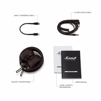 Belaidės ausinės Marshall Major V On-Ear Bluetooth rudos