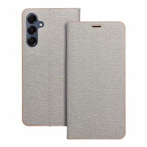 LUNA Book Gold dėklas telefonui SAMSUNG A16 5G sidabrinis