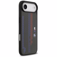 Dėklas telefonui BMW M Kevlar Lines & Logo MagSafe Case for iPhone Air - juodas