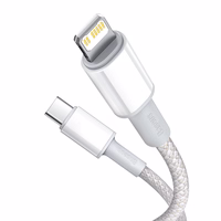 Baseus kabelis High Density PD USB-C - Lightning 2,0 m baltas 20W
