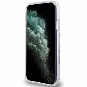 Karl Lagerfeld KLHMN61HMRSKCH iPhone 11 / Xr 6.1" baltas/baltas kietas dėklas su žiediniu stovu Karl&Choupette Magnetinis