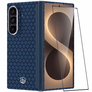 Benks Magnetic Armor Grid Air Grand Combo dėklas Samsung Galaxy Z Fold 8 Ultra, mėlynas (C.K.FL.SA.BE.S051)