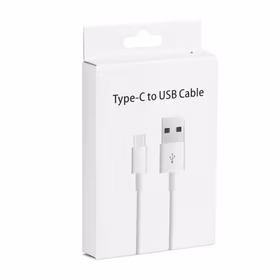 USB A į Type C 3.0 2A kabelis HD2 BOX 1 m baltas