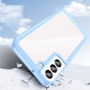 Outer Space dėklas telefonui Samsung Galaxy S23+ su lanksčiu rėmeliu mėlynas