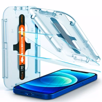 Spigen Glas.tR EZ Fit grūdintas stiklas iPhone 12 / iPhone 12 Pro - 2 vnt.