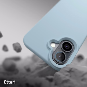 "Etteri" silikoninis dėklas "iPhone 16 Plus" 6,7" šviesiai mėlynas