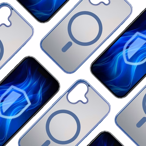 3mk Frosty MagCase синий Чехол для Apple iPhone 16 - синий