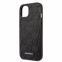 Dėklas telefonui Karl Lagerfeld KLHCP13SMNMP1K iPhone 13 mini 5,4\" juodas / juodas Monogramos plokštelė