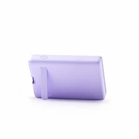 Magnetinė išorinė baterija Joyroom JR-PBM01 10000mAh 20W su stovu + Lightning į USB-C laidas (violetinė)