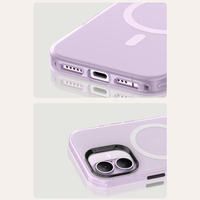 Benks Magnetic Lucid Armor dėklas (C067) iPhone 17 violetinis (Camera Control mygtukas)