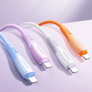 Joyroom S-A59 Vibrant Series 3A USB-A - Lightning laidas 1.2m - violetinis