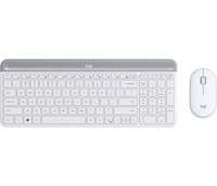 Logitech 920-009205 klaviatūra Pelė įskaityta Universalus Radijo dažnio belaidė QWERTY JAV tarptautinė versija Balta