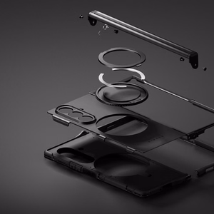 Ringke Alles magnetinis MagSafe dėklas telefonui Samsung Galaxy Z Fold 7 - juodas