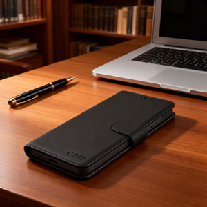 Tech-Protect Wallet MagSafe dėklas skirtas Samsung Galaxy S26 - matinė juoda