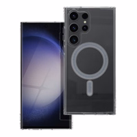 Dėklas Clear Mag Cover (MagSafe) skirtas Samsung S918 S23 Ultra skaidrus