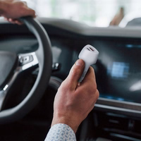 Įkroviklis automobilinis Forcell (CC50-1A1C) (1xUSB-C; 1xUSB; 5A 38W) baltas